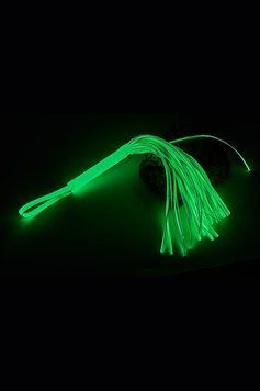 Флоггер люминесцентный Dream Toys Radiant Glow In The Dark искусственная кожа, зеленый DT22040 фото