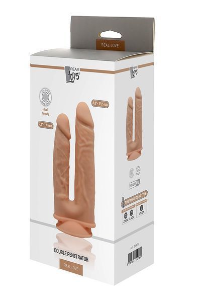 Подвійний фалоімітатор Dream Toys REAL LOVE DOUBLE PENETRATOR DT21973 SafeYourLove