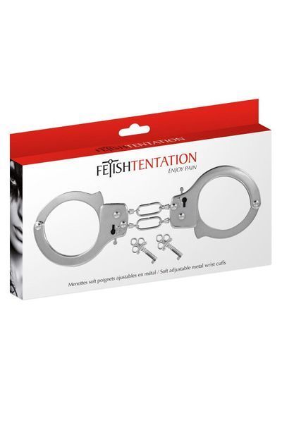 Наручники Fetish Tentation Soft adjustable metal wrist cuffs SX1093 SafeYourLove