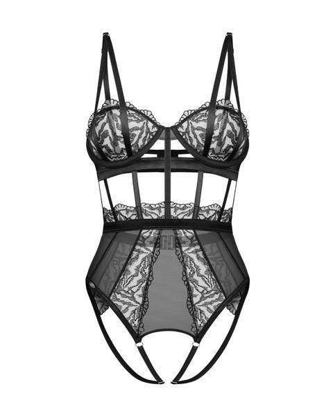 Боди Obsessive Hersis crotchless teddy, размер S SX3087 фото