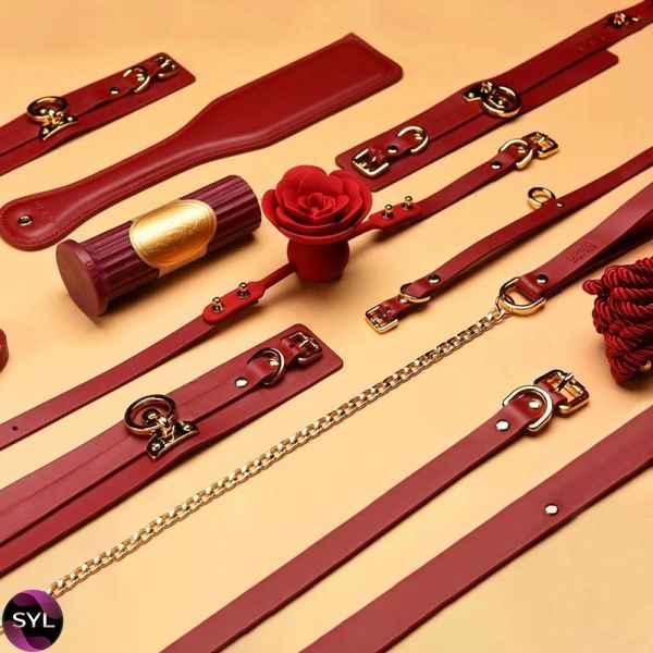 Кляп у формі Троянди червоний Rose Ball Gag UPKO U61827 SafeYourLove