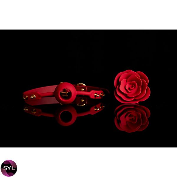 Кляп у формі Троянди червоний Rose Ball Gag UPKO U61827 SafeYourLove