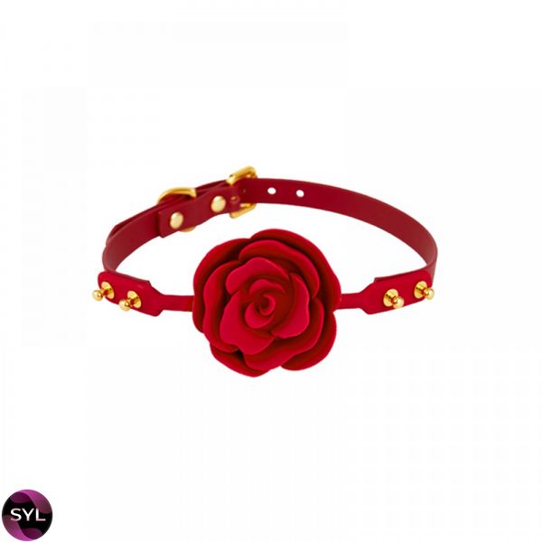 Кляп у формі Троянди червоний Rose Ball Gag UPKO U61827 SafeYourLove