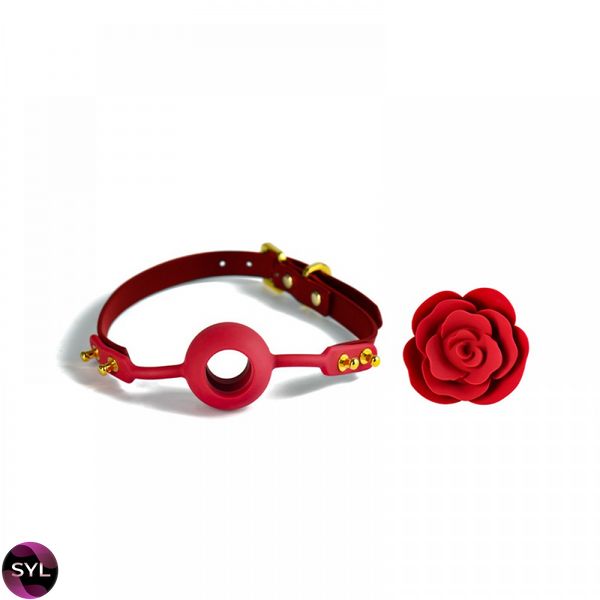 Кляп у формі Троянди червоний Rose Ball Gag UPKO U61827 SafeYourLove