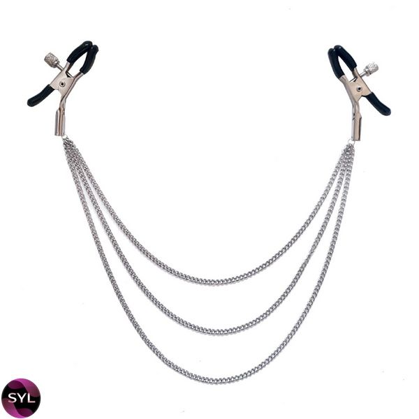 Зажим для сосков Art of Sex - Nipple Jewelry Three Chains SO5857 фото