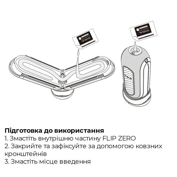 Мастурбатор Tenga Flip Zero White, изменяемая интенсивность стимуляции, раскладной TFZ-001 фото