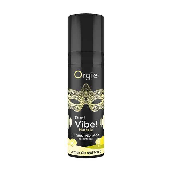 Płynny wibrator DUAL VIBE koktajl Gin z tonikiem cytryna, 15 ml Orgie