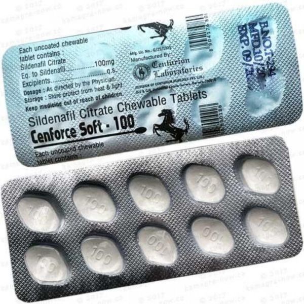 Exciting tablets CENFORCE SOFT 100 mg (price per plate of 10 tablets)