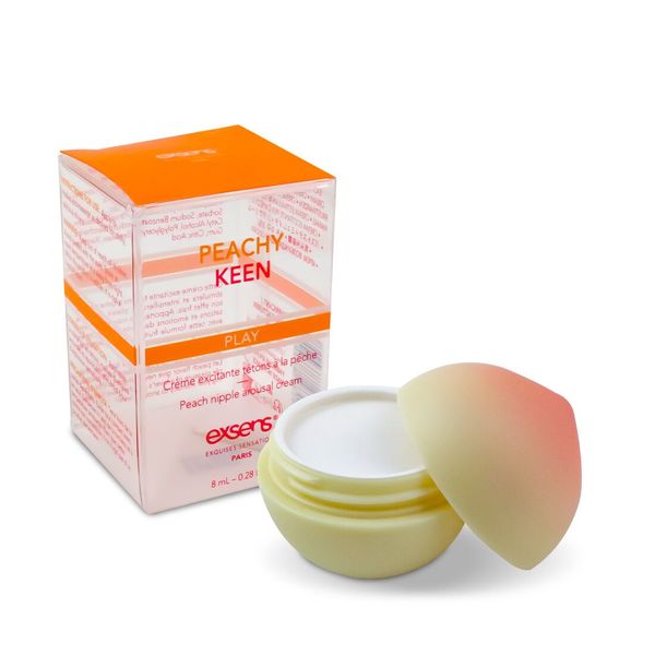 EXSENS Peachy Keen Krem stymulujący sutki (8 ml) z olejkiem jojoba i shea, jadalny, bez cukru