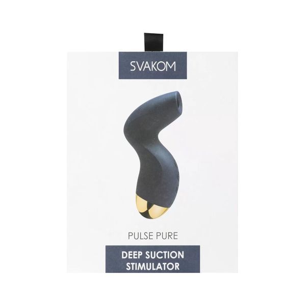 Niebieski podciśnieniowy stymulator łechtaczki Svakom Pulse Pure
