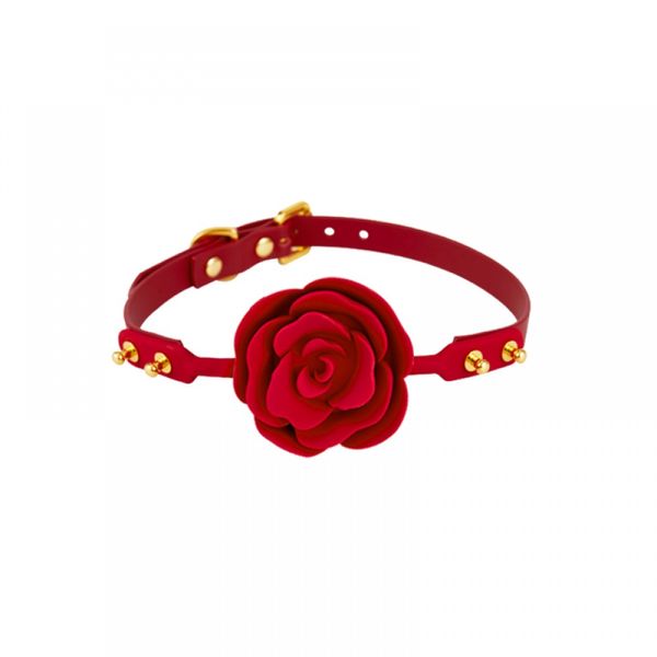 Кляп в форме Розы красный Rose Ball Gag UPKO U61827 фото