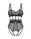 Боди Obsessive Hersis crotchless teddy, размер S SX3087 фото 8