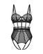 Боди Obsessive Hersis crotchless teddy, размер S SX3087 фото 9