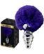 Alive Anal Pleasure Butt Plug with Dark Purple Tail, size S
