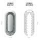 Мастурбатор Tenga Flip Zero White, изменяемая интенсивность стимуляции, раскладной TFZ-001 фото 2