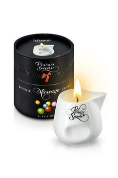 Масажна свічка Plaisirs Secrets (80 мл) подарункова упаковка, керамічний посуд SO1847 SafeYourLove