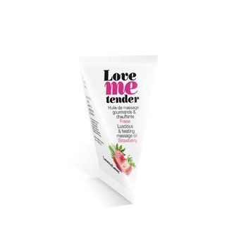 Massage oil Love To Love - Love Me Tender, Strawberry (10 ml), strawberry aroma, without parabens
