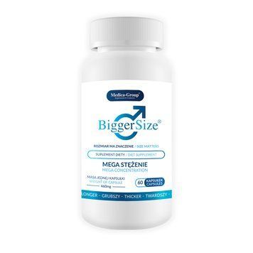 Dietary supplement for enhancing potency BiggerSize Medica, 60 capsules (price per package)