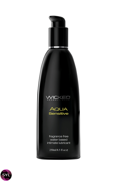 Лубрикант на водній основі гіпоалергенний без гліцерину WICKED AQUA SENSITIVE 240ML T252052 SafeYourLove