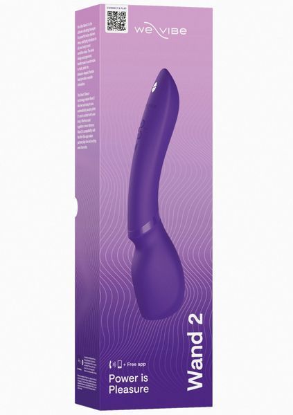 Smart Microphone Vibrating Massager We-Vibe Wand 2, Purple