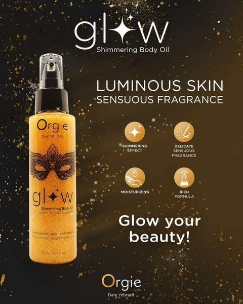 Шиммер-масло для тела Orgie Glow с ароматом-афродизиаком, 110 мл OR17236 фото