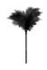 Stack of feathers GP SMALL FEATHER TICKLER BLACK