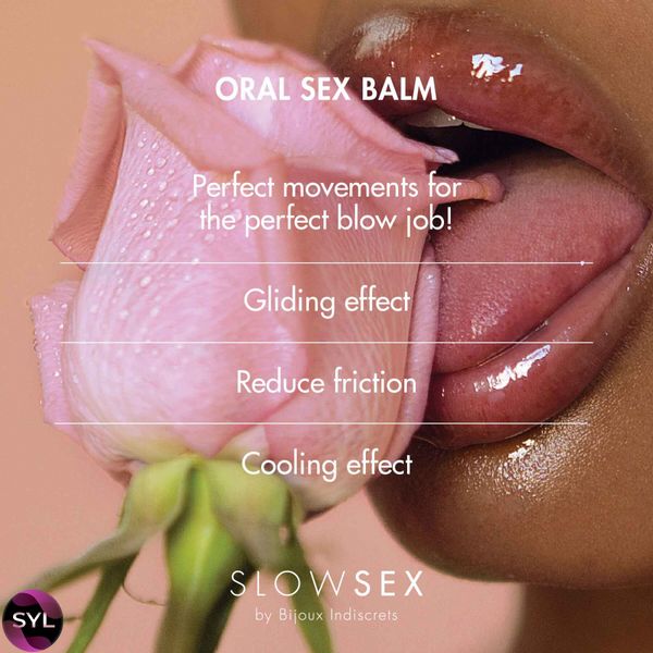 Бальзам для орального сексу Slow Sex by Bijoux Indiscrets ORAL SEX BALM SO5902 SafeYourLove