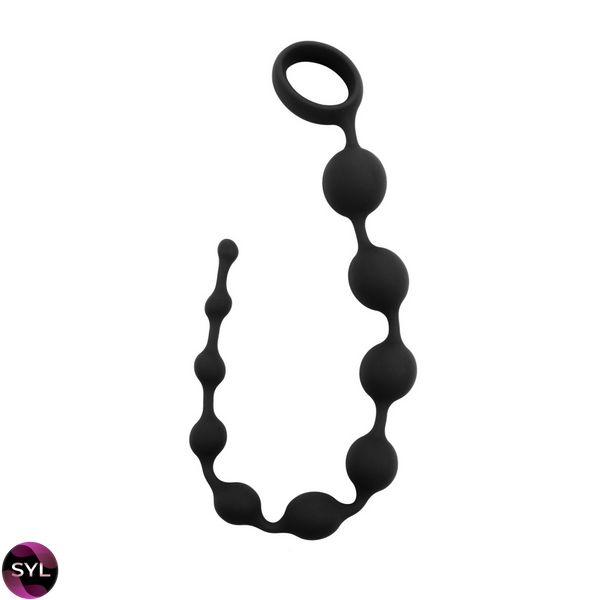 CH63362 анальний ланцюжок силікон Chisa 12 " Black Mont Playful Beads CH63362 SafeYourLove