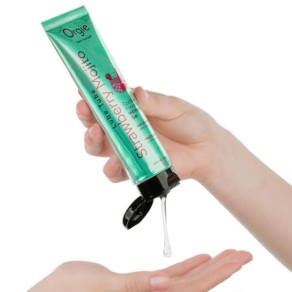 Lubrykant na bazie wody Orgie Lube Tube Strawberry Mojito, 100 ml