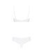 Obsessive Alabastra / Push Up Bra Set with Access Panties, size S/M
