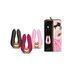 Shunga Aiko Black clitoral vibrator, flexible tips, Black