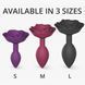 Silikonowy korek analny Love To Love OPEN ROSES - PURPLE RAIN