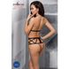 Откровенное боди с элементами стреп Passion Exclusive JADE BODY black PS27401 фото 4