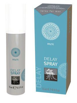 Spray prolongator for men SHIATSU Delay Spray, 15 ml