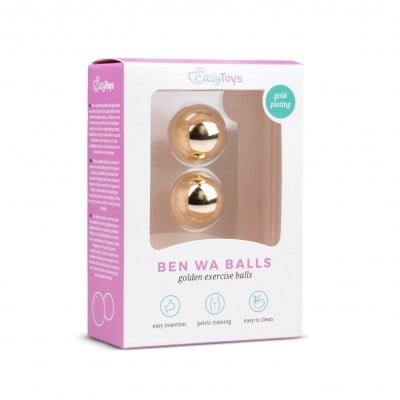 Вагинальные шарики Gold ben wa balls, 22 мм ET23179 фото