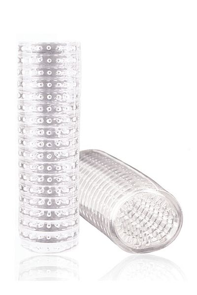 Мастурбатор M FOR MEN STROKE Sleeve CLEAR, Clear, 13.5см - 5.3дюйм. T330454 SafeYourLove