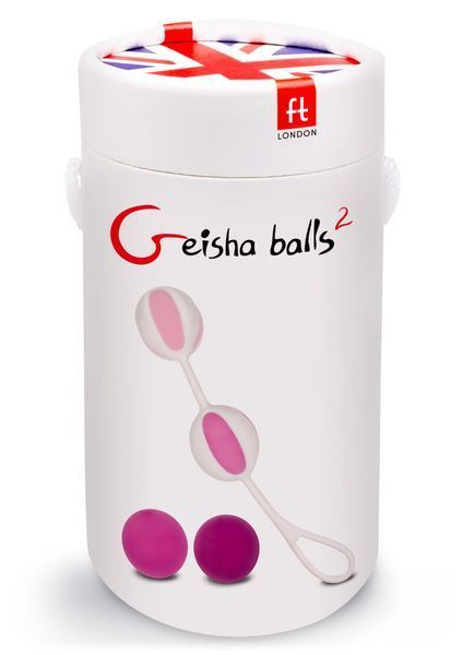 Vaginal balls Gvibe Geisha Balls 2 for training intimate muscles, pink