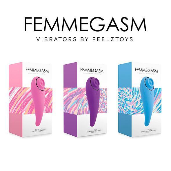 Пульсатор для клітора плюс вібратор FeelzToys - FemmeGasm Tapping & Tickling Vibrator SO4579 SafeYourLove
