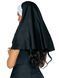 Sexy nun headdress Leg Avenue black O\S