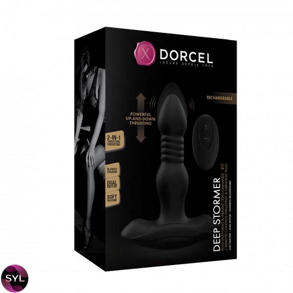 Анальна пробка з вібрацією та пульсацією Dorcel DEEP STORMER SO5073 SafeYourLove