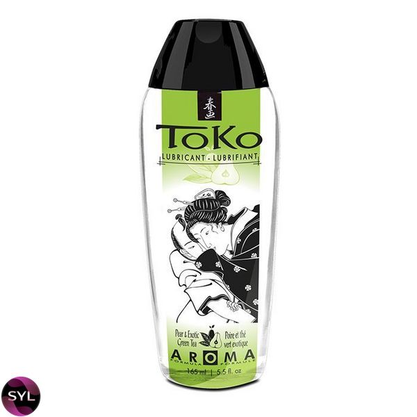 Лубрикант на водній основі Shunga Toko AROMA - Pear & Exotic Green Tea (165 мл), не містить цукру SO2536 SafeYourLove