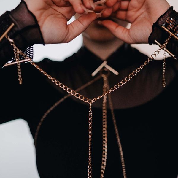 Cuff bracelets DESIR METALLIQUE black Bijoux Indiscrets