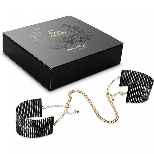 Cuff bracelets DESIR METALLIQUE black Bijoux Indiscrets