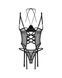 Corset Obsessive Dominna cupless corset & crotchless thong 2XL/3X