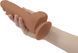 Фаллоимитатор ADDICTION Steven 7.5" Silicone Dong Caramel, виброшар в подарок SX3155 фото 7