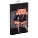 Szorty Noir Handmade F138 z powerwetlooku, rozmiar S