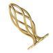 Anal plug LOCKINK SEVANDA Hollow Spiral Golden Metal Anal Plug - S size