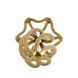 Anal plug LOCKINK SEVANDA Hollow Spiral Golden Metal Anal Plug - S size