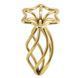 Anal plug LOCKINK SEVANDA Hollow Spiral Golden Metal Anal Plug - S size