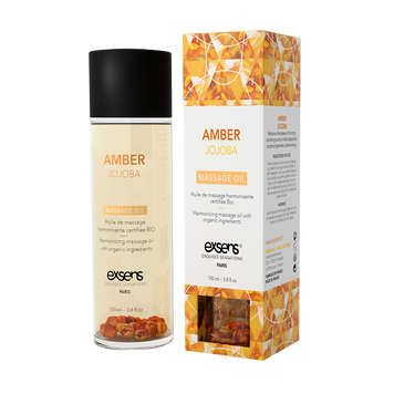 Масажна олія EXSENS Amber Jojoba (гармонізує, з бурштином) 100мл, натуральна SO2369 SafeYourLove